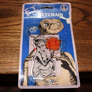 3/$77❤️vintage E.T. The Extra Terrestrial keychain 1982 Star Aviva Entertainment
